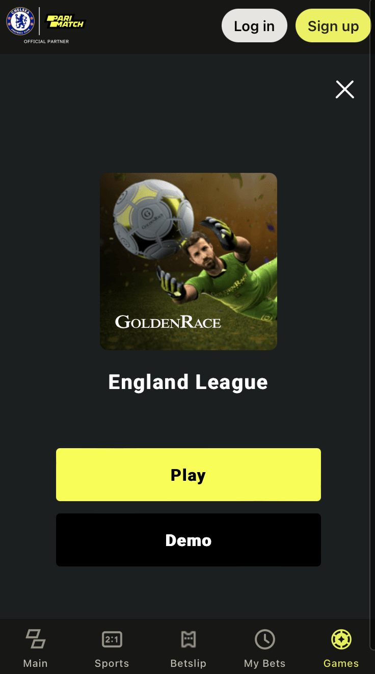 England Virtual League at Parimatch